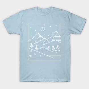 geometric landscape T-Shirt